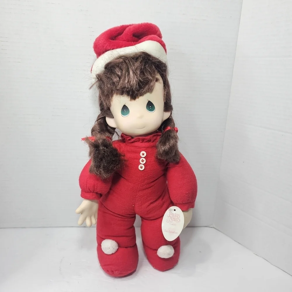 Vintag 1996 Precious Moments Red Doll with Box